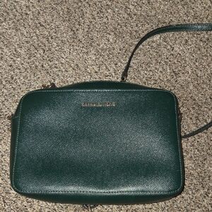 Michael Kors Dark Green Crossbody Bag